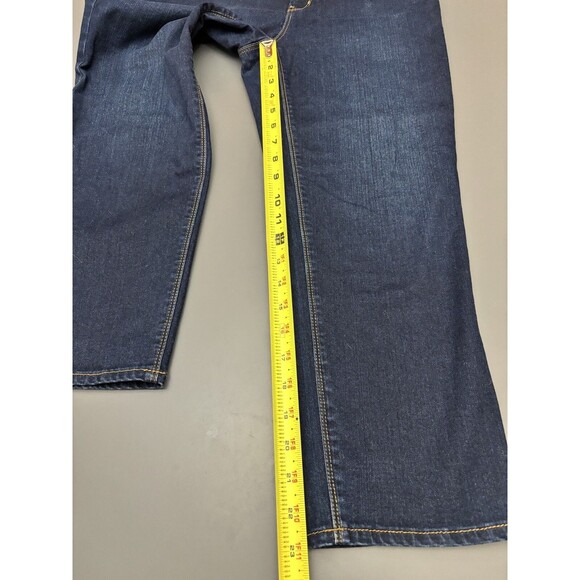 Chicos Dark Wash The So Lifting Crop Jeans Size 0.5 (6 - 30/23) Straight Stretch - Picture 11 of 13